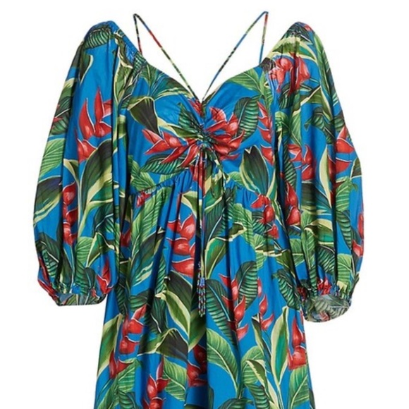 Farm Rio Dream Garden Midi Dress - Picture 5 of 11